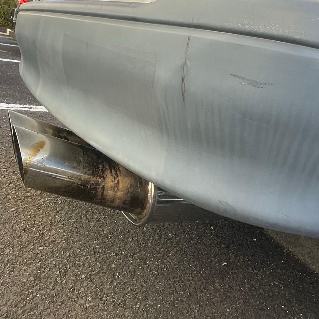 エスティマ TCR系 2本出しセミステンマフラー ジャンク品