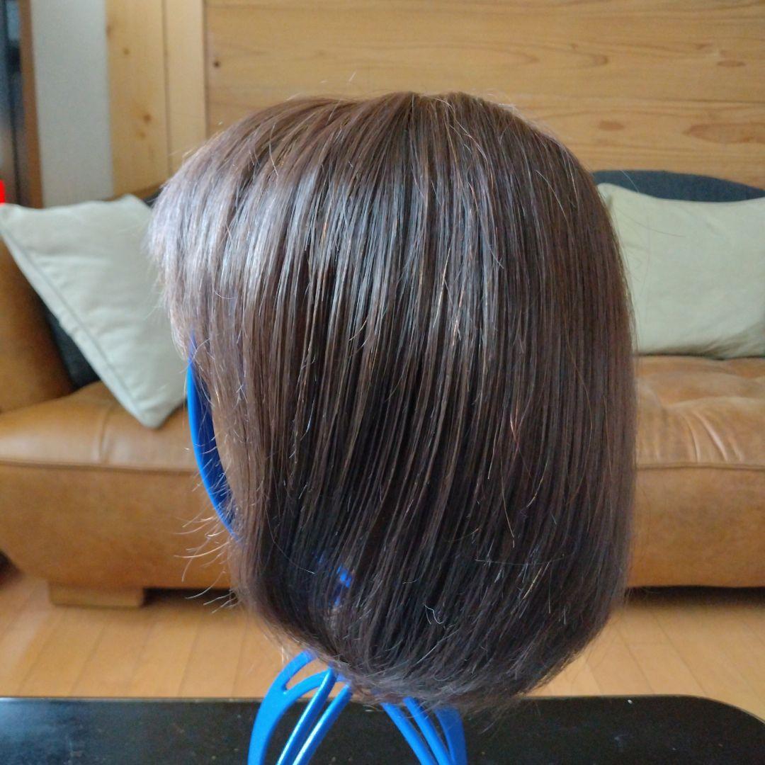 リネアストリア　天使シリーズ　人毛MIX「約束のショート」М　チョコブラウン