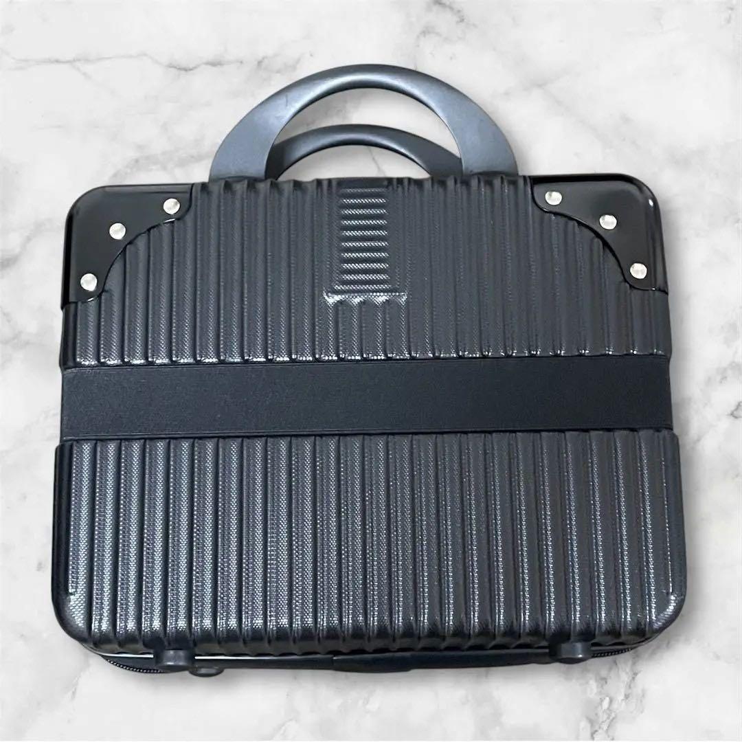 スーツケース キャリーケース 親子セット アルミフレーム Lサイズ ブラック 黒