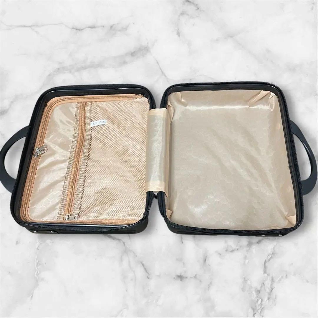 スーツケース キャリーケース 親子セット アルミフレーム Lサイズ ブラック 黒