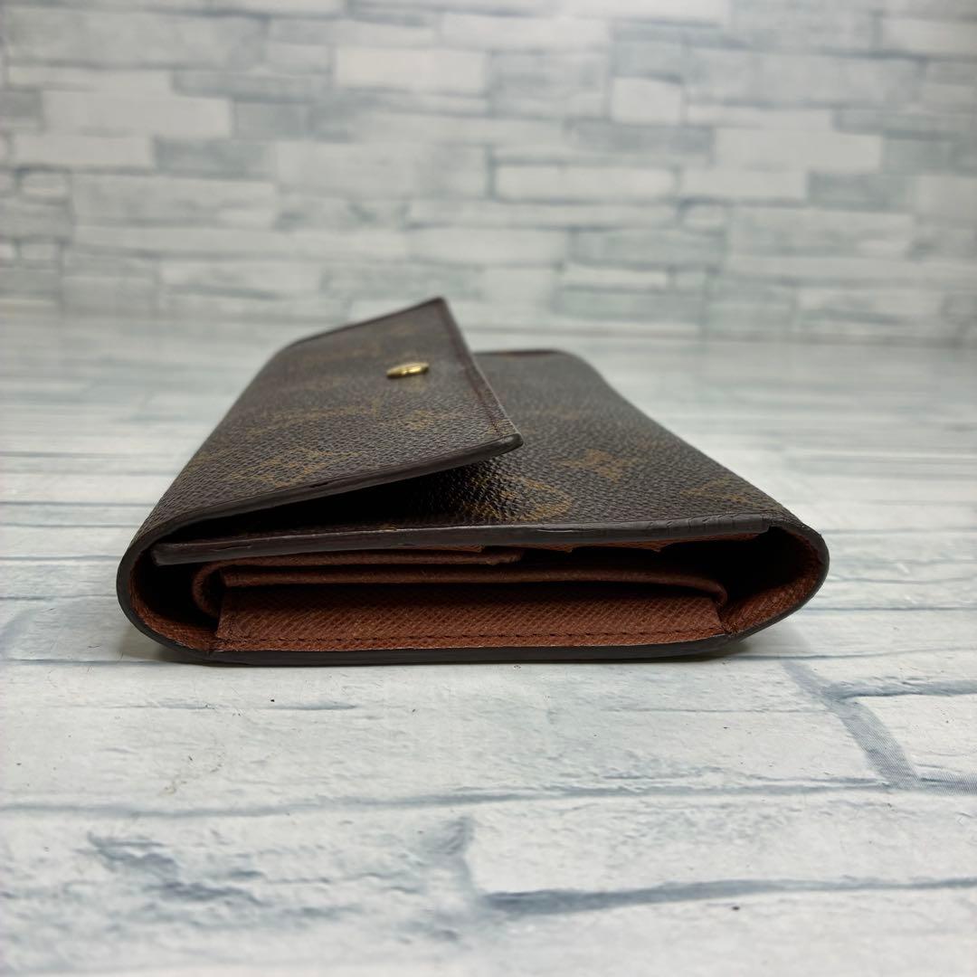 極美品　60 ルイヴィトン モノグラム 三つ折り財布　長財布　hu4