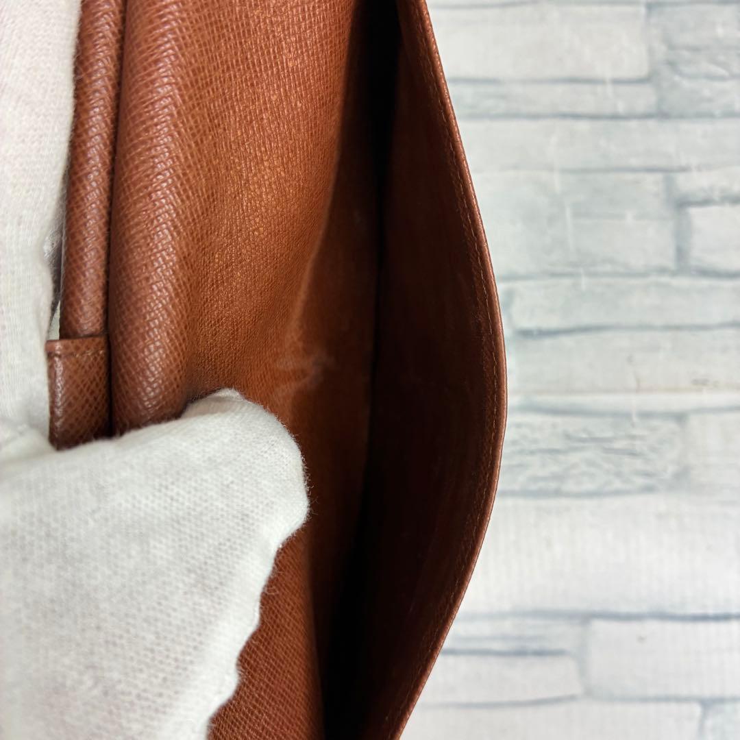 極美品　60 ルイヴィトン モノグラム 三つ折り財布　長財布　hu4