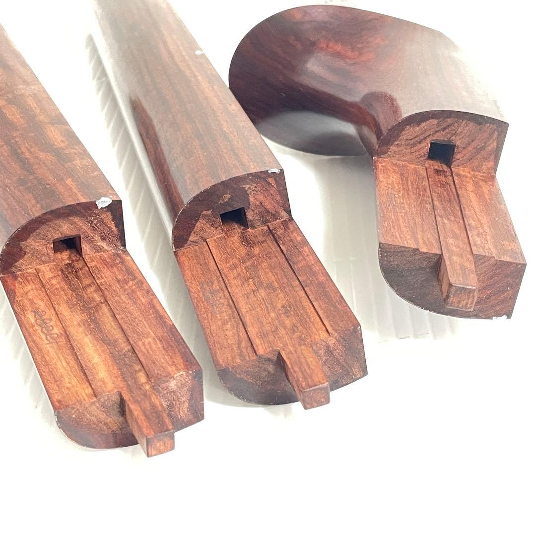 美品 津軽三味線 子持綾杉 GP24 二本溝 紫檀 紅木 糸巻き 即演奏可能