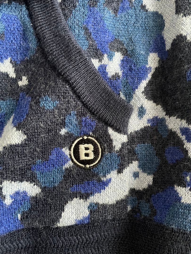 BRIEFING ブリーフィング　ニットパーカー　カモフラ柄　レディースL