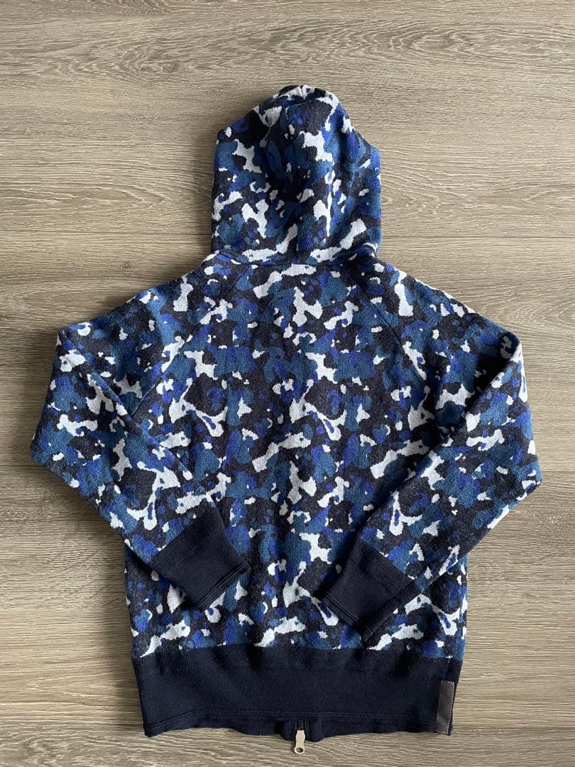 BRIEFING ブリーフィング　ニットパーカー　カモフラ柄　レディースL