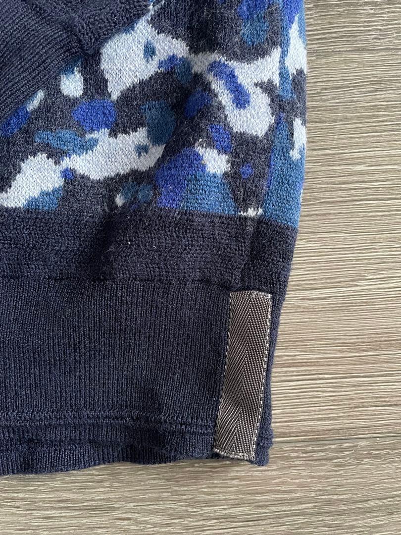 BRIEFING ブリーフィング　ニットパーカー　カモフラ柄　レディースL