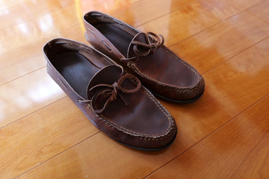 ⑮*川様 希少Beams plus ランコート レザー モカシンシューズ 草野氏