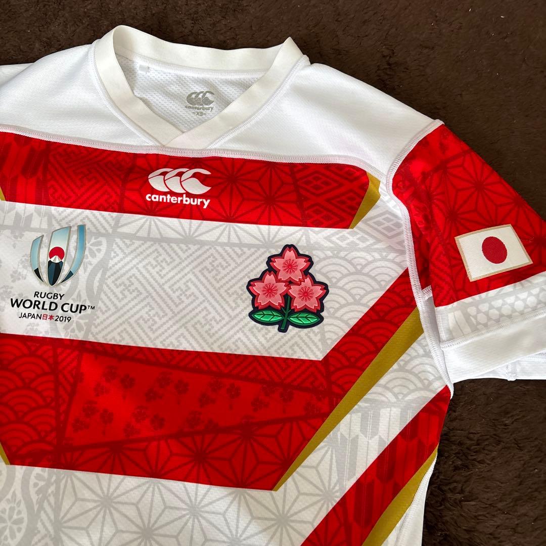 限定！ラグビー日本代表2019ワールドカップホームユニフォームXS/カンタペリー