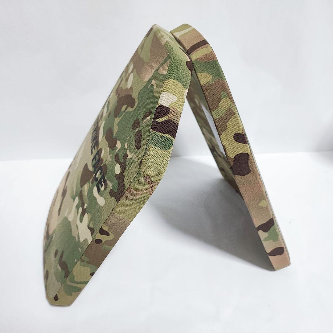 NIJ IV レベル４ 防弾プレート SAPI Sサイズ ２枚 マルチカム