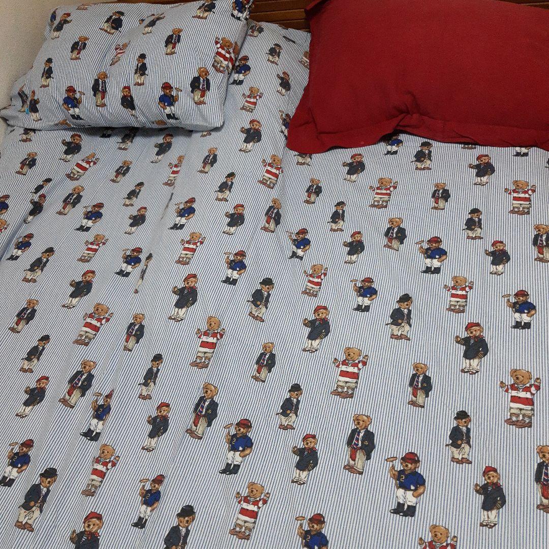 タイムSALE ♥️ラルフローレンBear柄フィッティッドシーツ