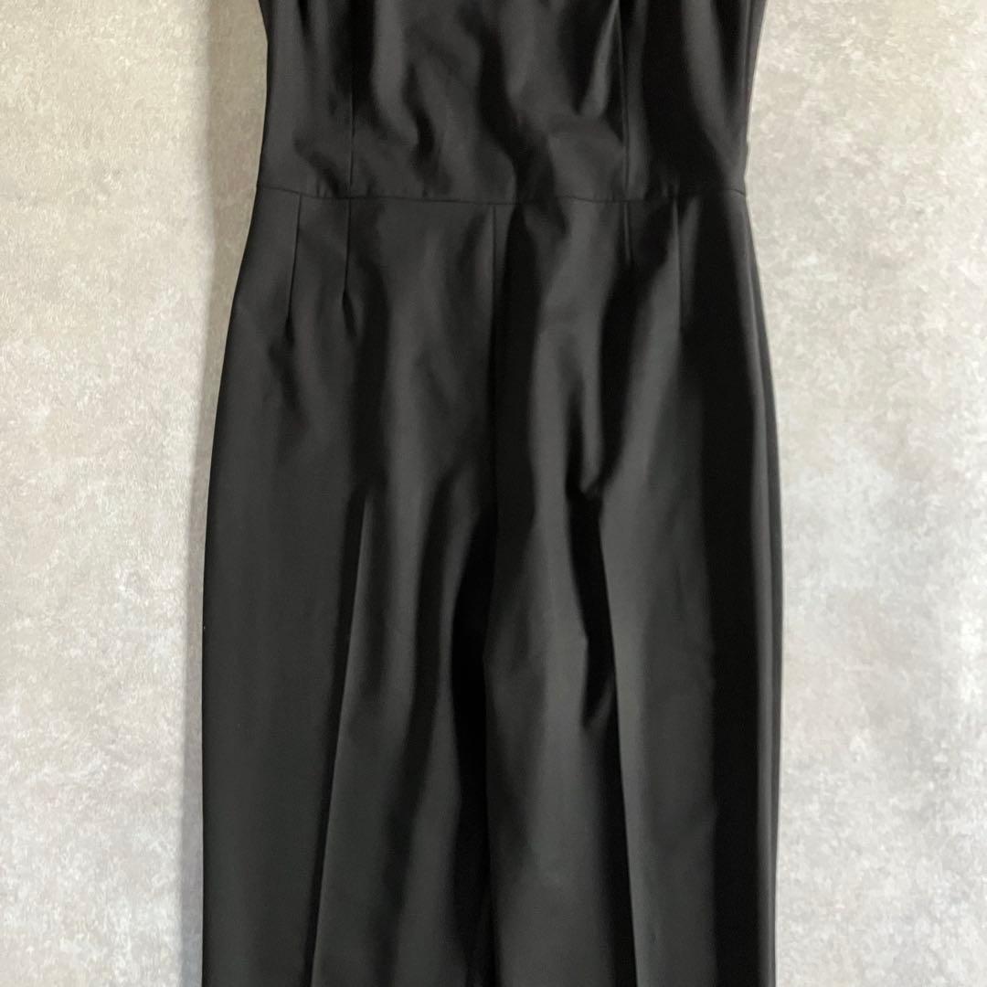 美品 タグ付 theory 2024 ジャンプスーツ メリノウール ブラック