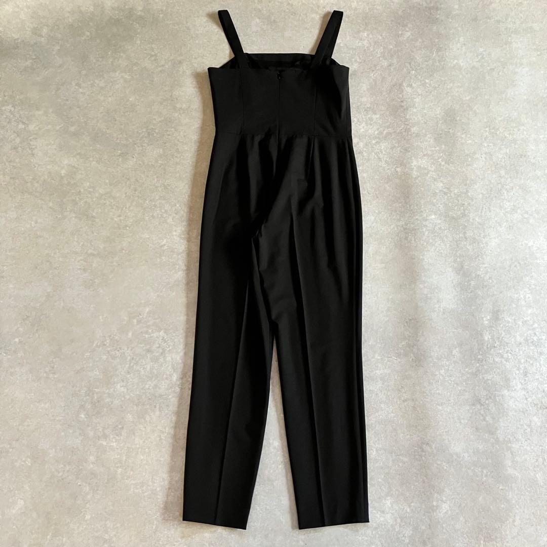 美品 タグ付 theory 2024 ジャンプスーツ メリノウール ブラック