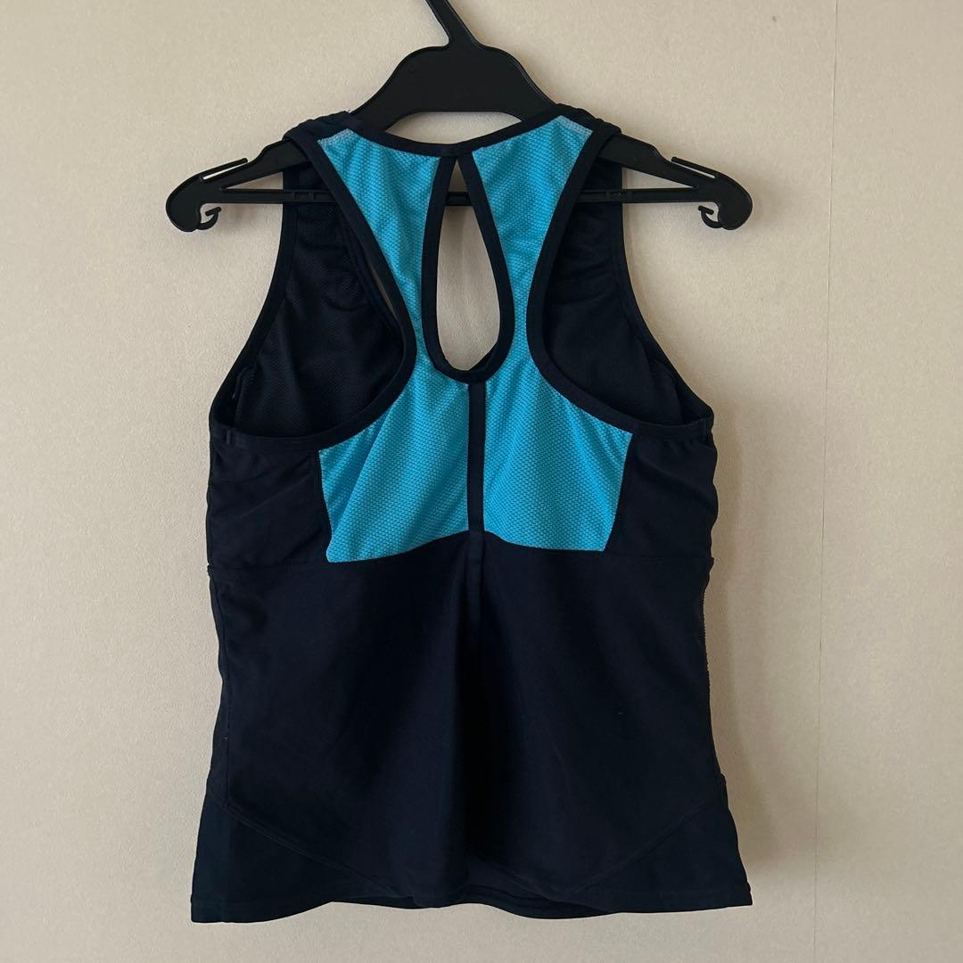 NIKEナイキ3点レディースチュールセパレート水着上下SM定価1万円以上帽子付