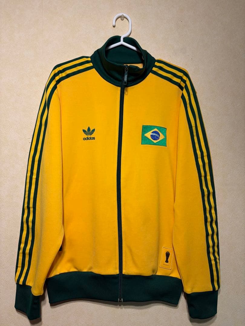 adidas トラックジャケット イエロー 00s ジャージ ブラジル