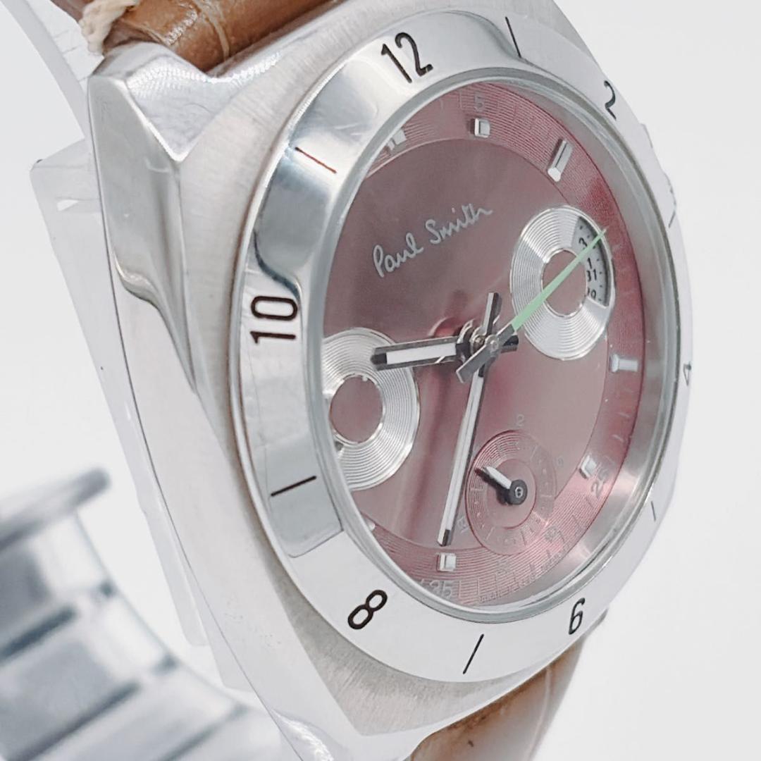 Paul Smith ポールスミス ディスクアイズ フクロウ 稼働 箱付 ピンク