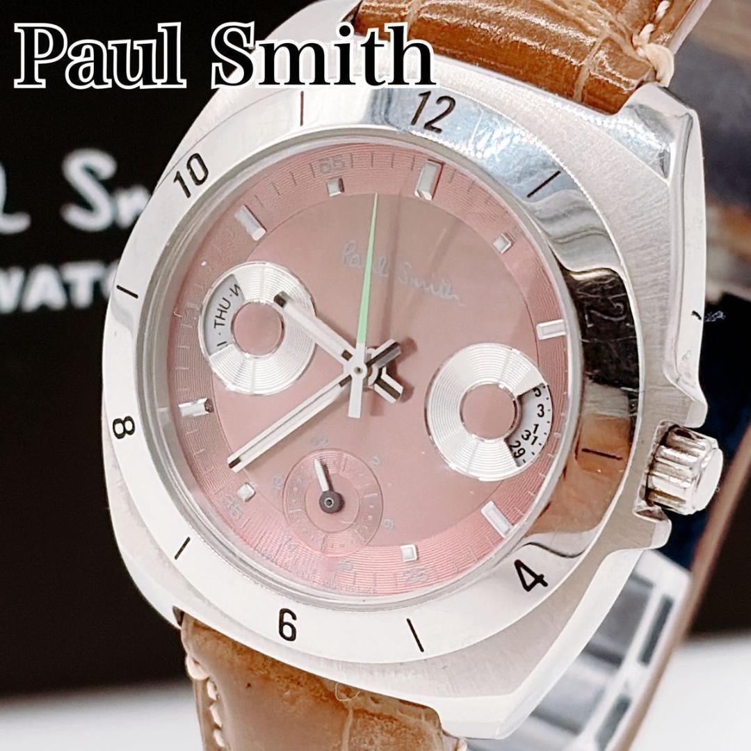 Paul Smith ポールスミス ディスクアイズ フクロウ 稼働 箱付 ピンク