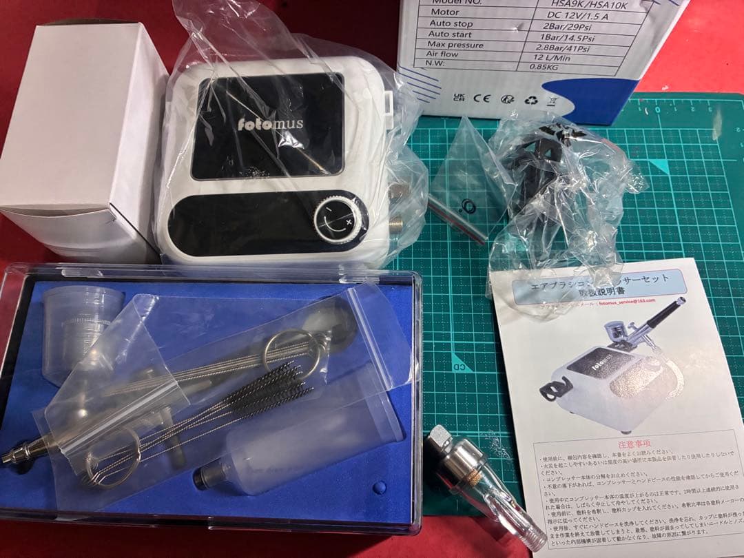 プラモデル引退　エアブラシ付き