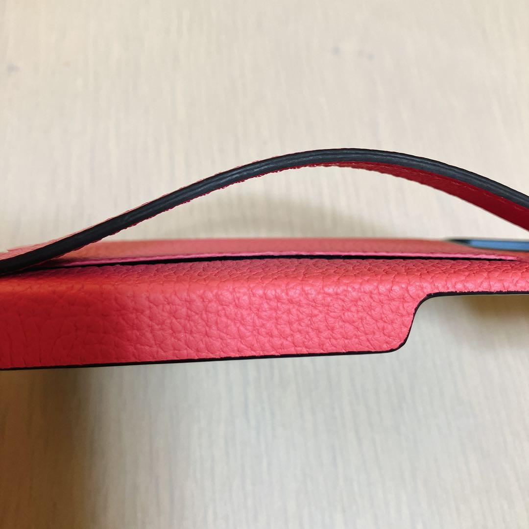 BONAVENTURA ノブレッサレザー iPhone16 ハンドル付き ピンク