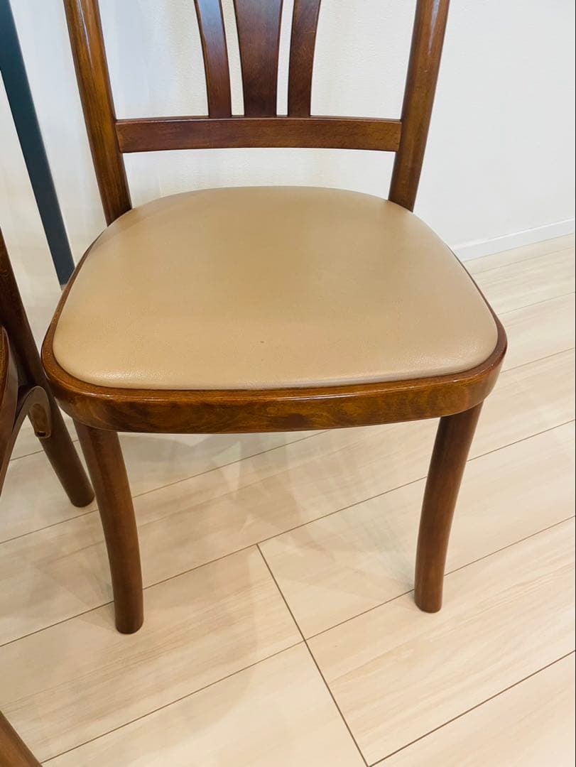 希少品　カリモク家具　ダイニングチェア　アンティーク　ヴィンテージ 2脚セット