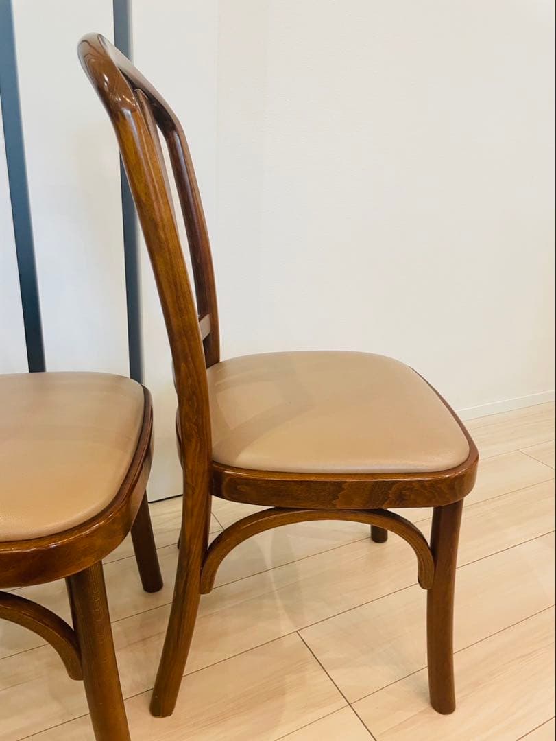 希少品　カリモク家具　ダイニングチェア　アンティーク　ヴィンテージ 2脚セット