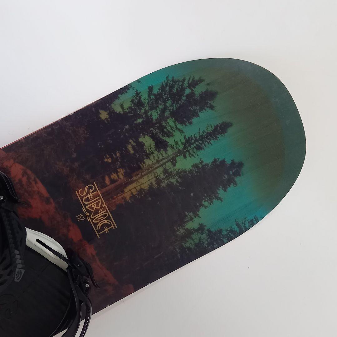 2点セット スノーボード サロモン SUBJECT 152 FLUX TT