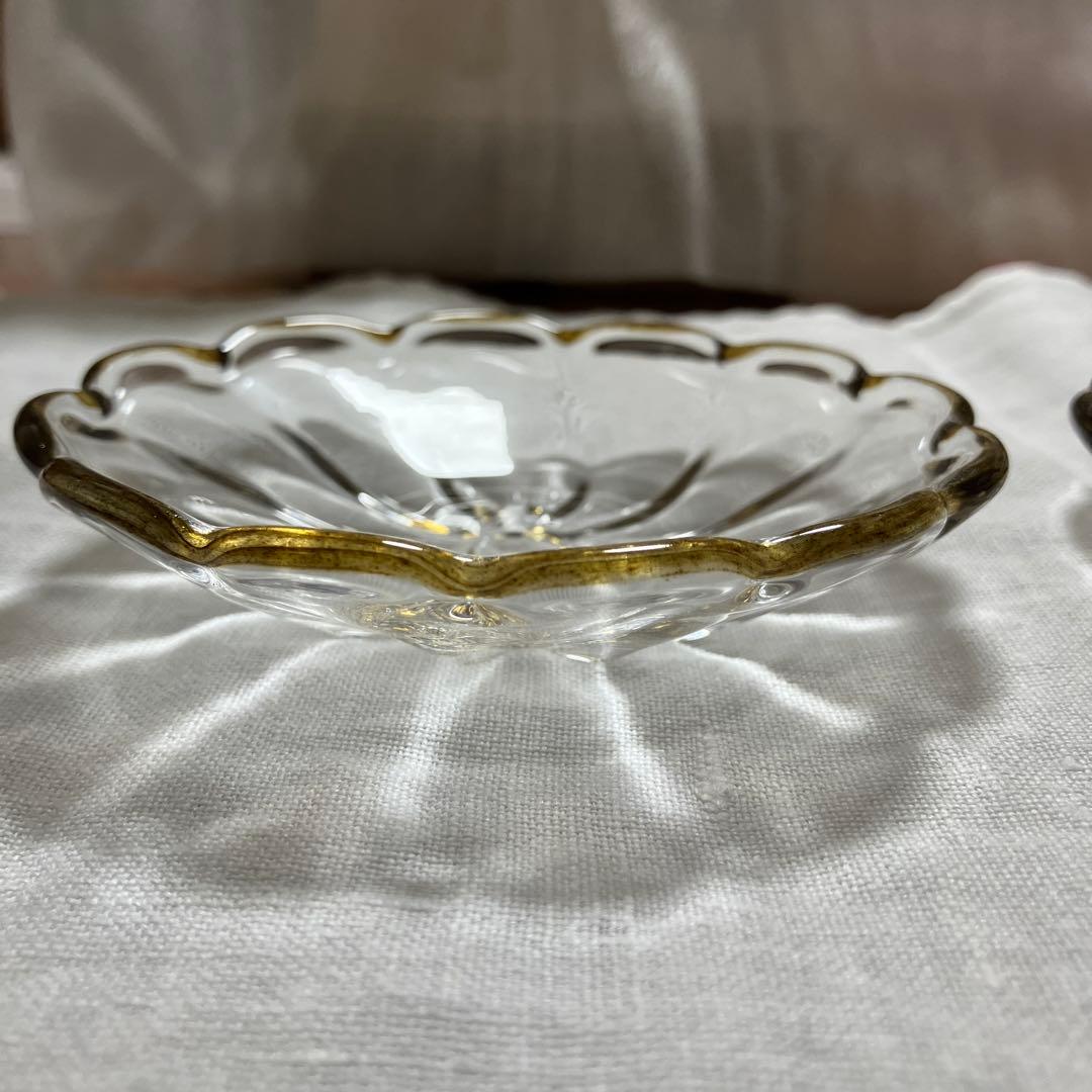 田井将博 豆皿 ガラス食器 2枚セット