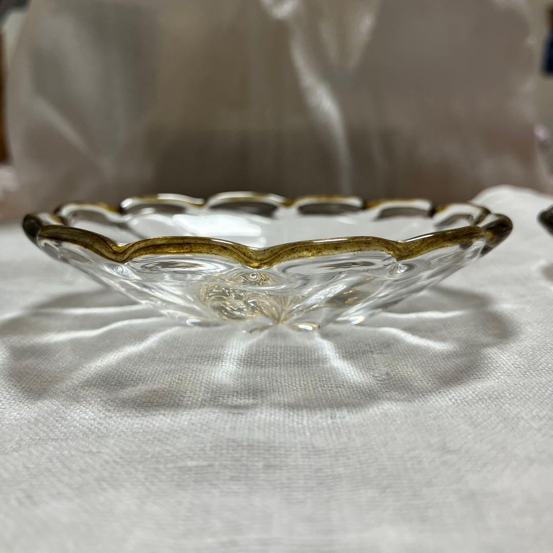 田井将博 豆皿 ガラス食器 2枚セット