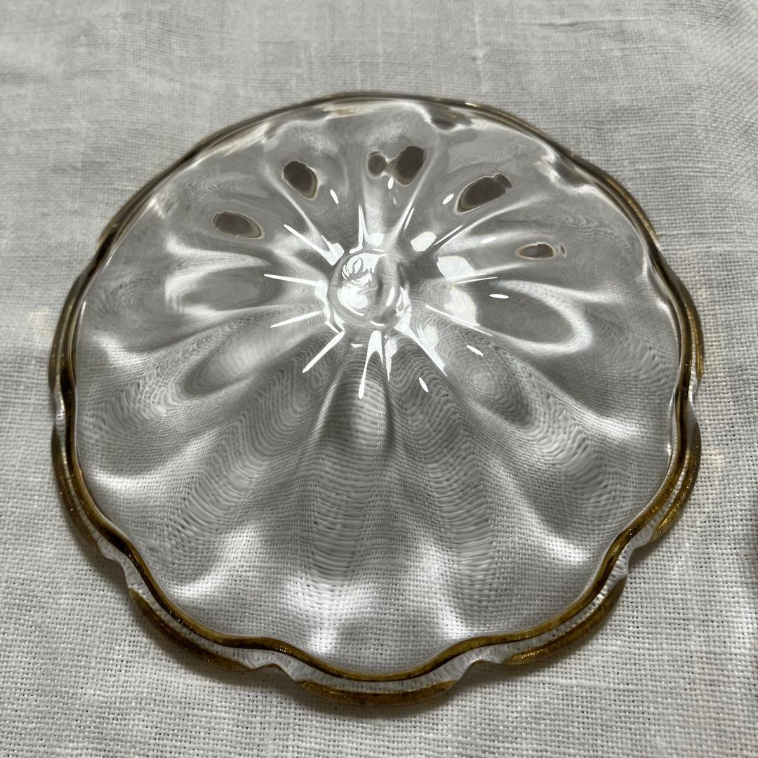 田井将博 豆皿 ガラス食器 2枚セット