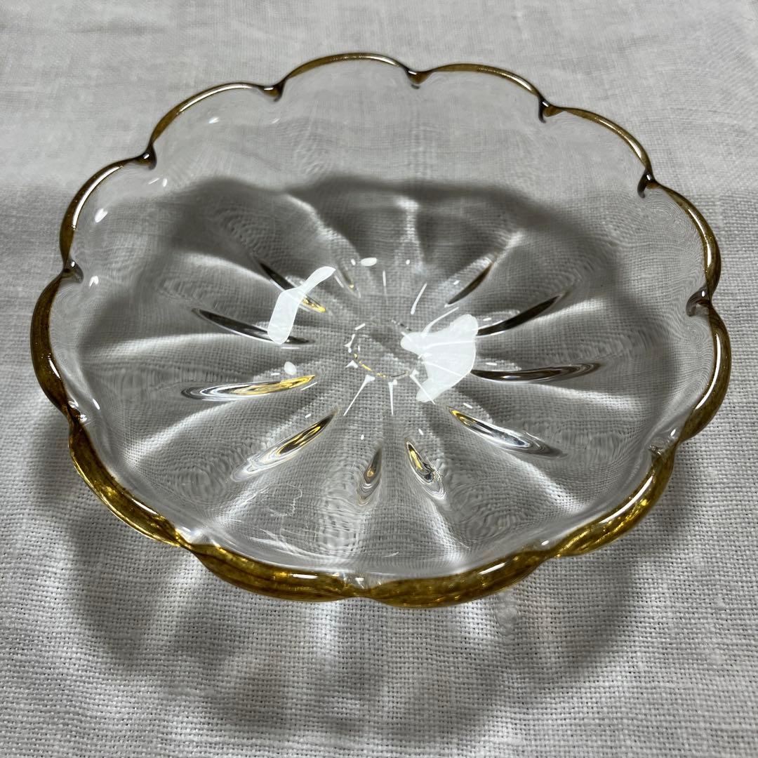 田井将博 豆皿 ガラス食器 2枚セット