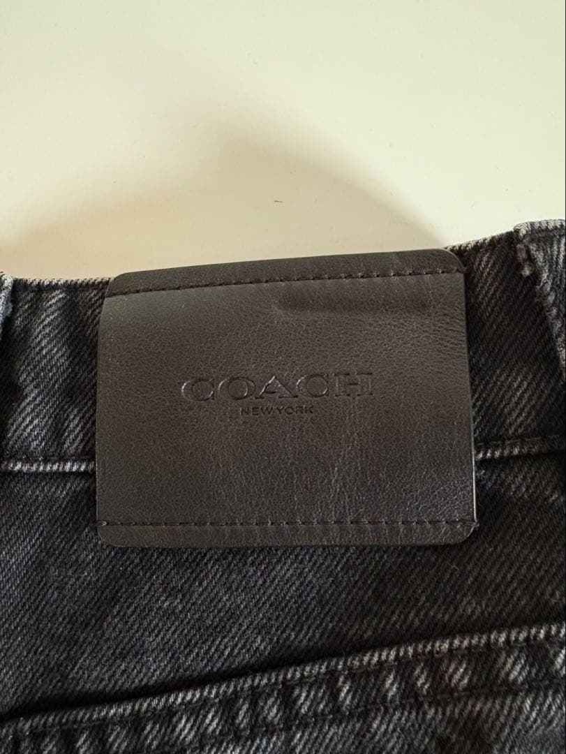 coach コーチ　デニム　スカート　シグネチャー　24 xs