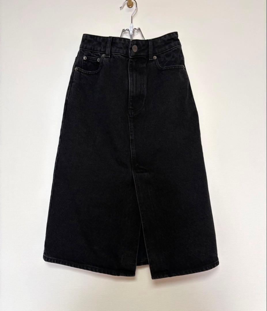 coach コーチ　デニム　スカート　シグネチャー　24 xs