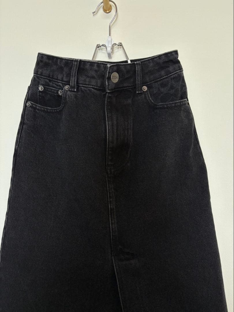 coach コーチ　デニム　スカート　シグネチャー　24 xs