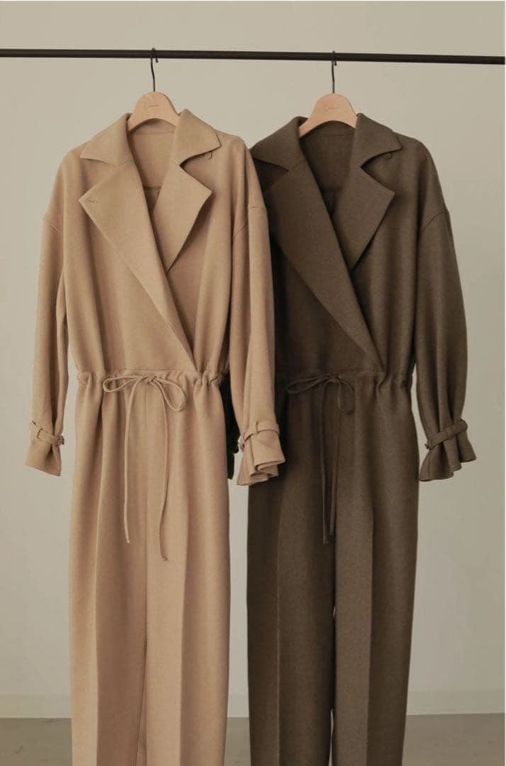 サロペット・オーバーオール・オールインワン louren warm herringbone jumpsuits