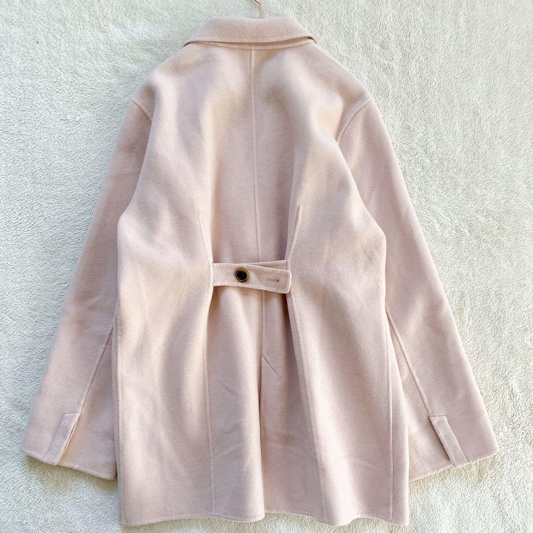 【ETRE TOKYO】美品　エトレトウキョウ　ピンク　ウールラバージャケット