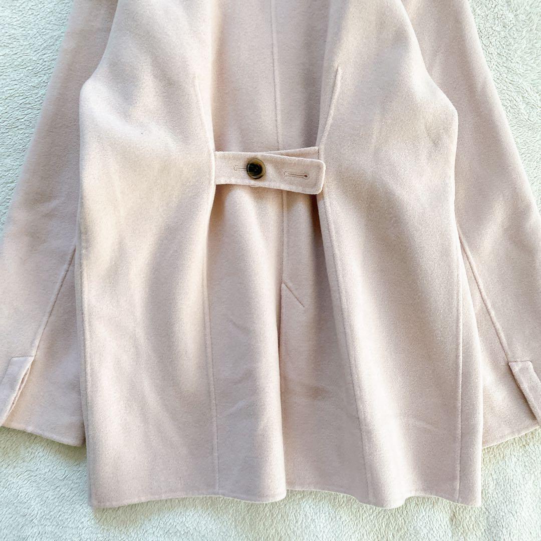 【ETRE TOKYO】美品　エトレトウキョウ　ピンク　ウールラバージャケット