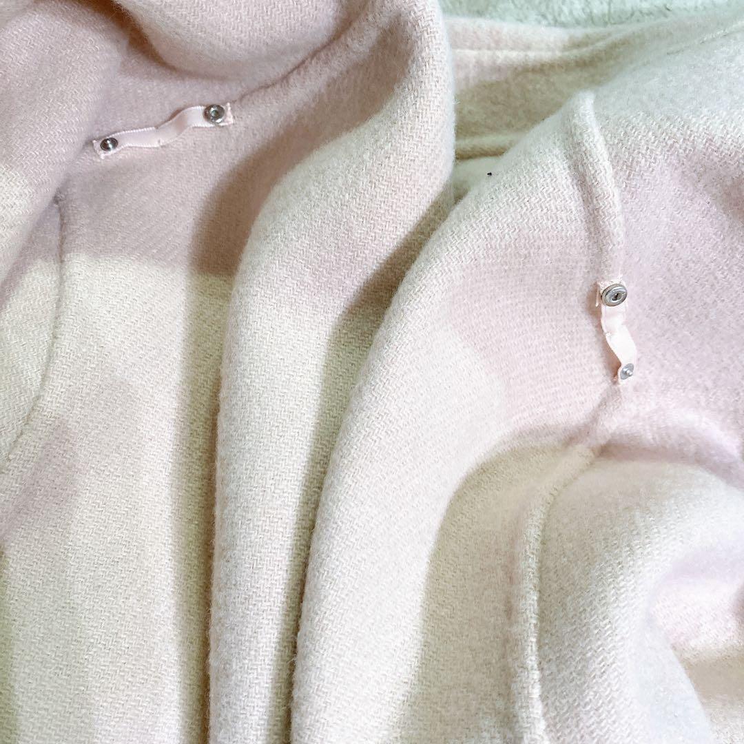 【ETRE TOKYO】美品　エトレトウキョウ　ピンク　ウールラバージャケット