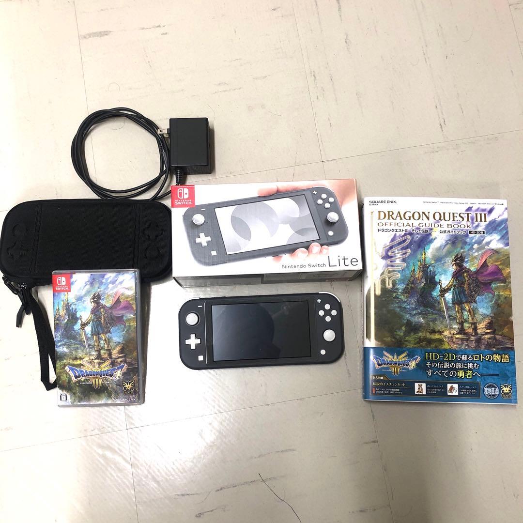 Nintendo switch lite本体　ドラゴンクエスト3セット