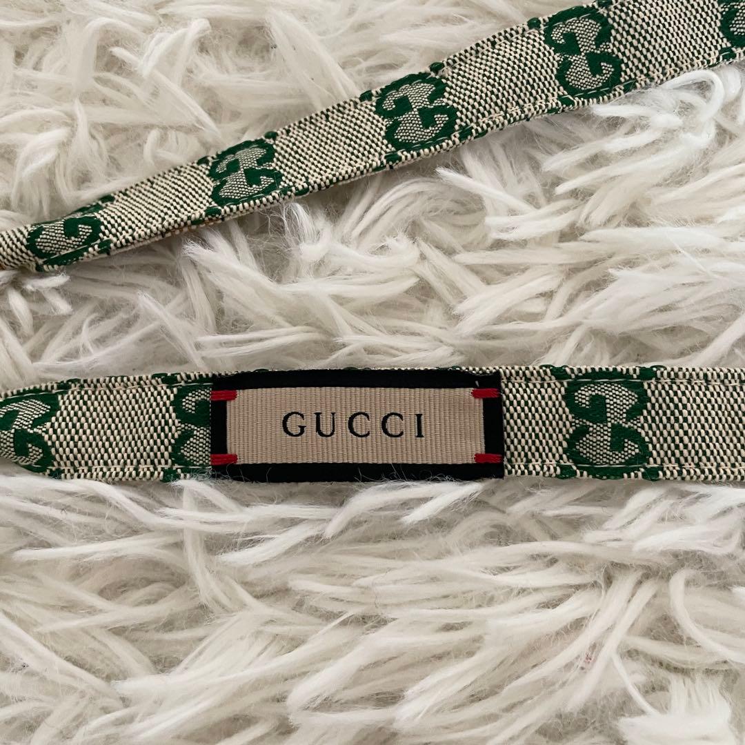 未使用級　グッチ　バケットハット　リバーシブル　GG　マーモント金具　ベージュ