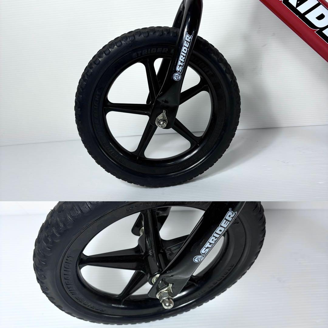 極美品☆STRIDER SPORT バランスバイク ペダル無し レッド 赤