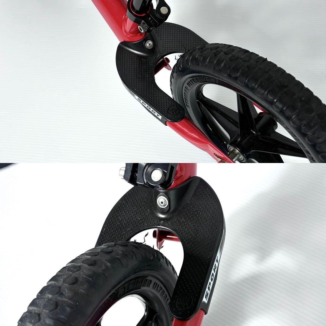 極美品☆STRIDER SPORT バランスバイク ペダル無し レッド 赤