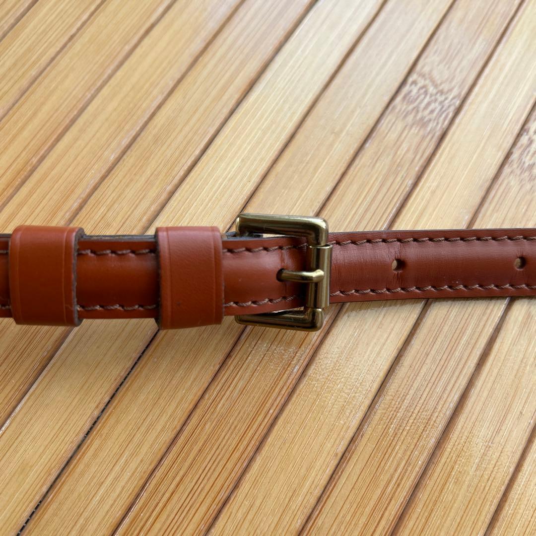 LOUIS VUITTON ブラウンレザーストラップ