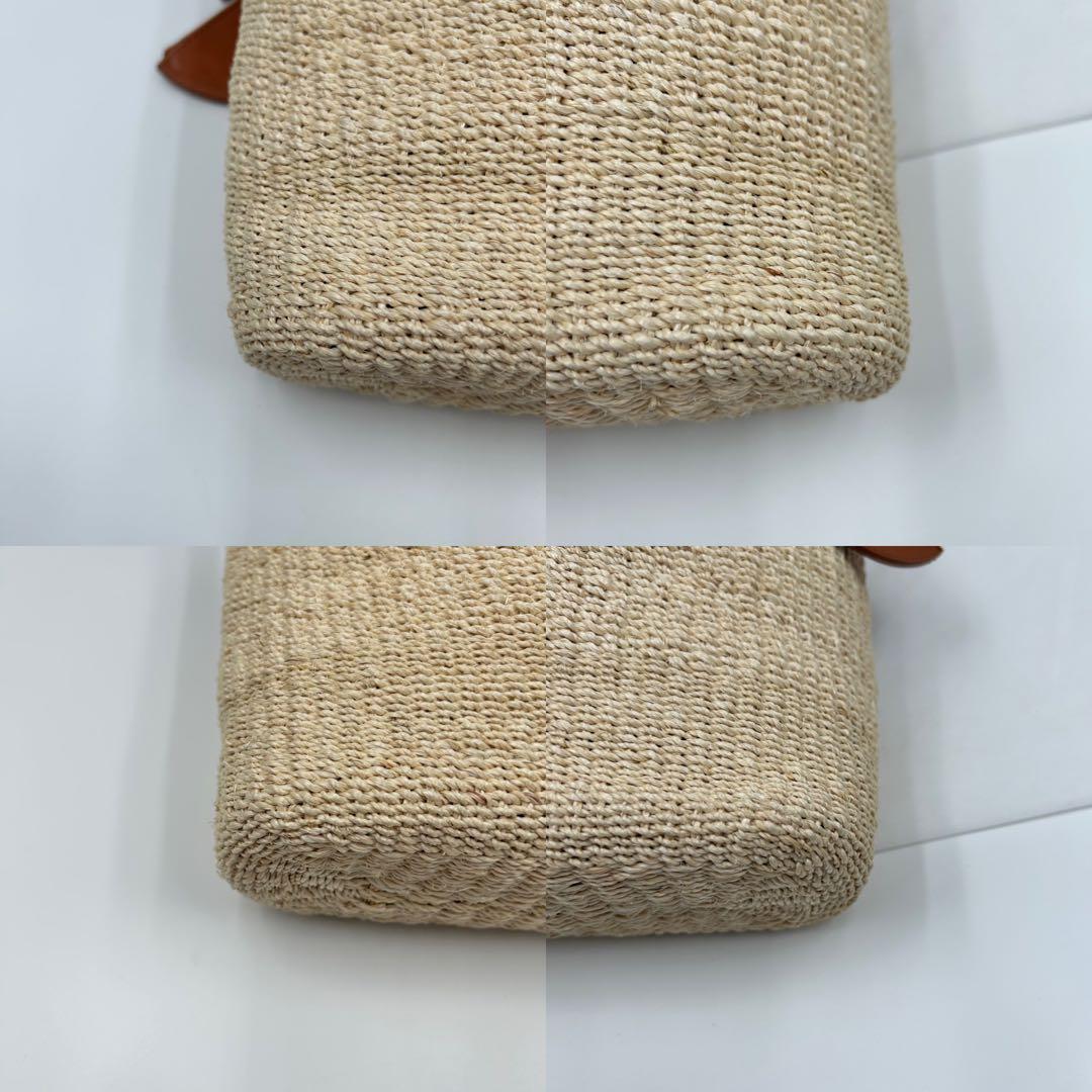 近年モデル✨極美品✨WAKO かごバッグ　ハンドバック　ラフィア　タウンユース