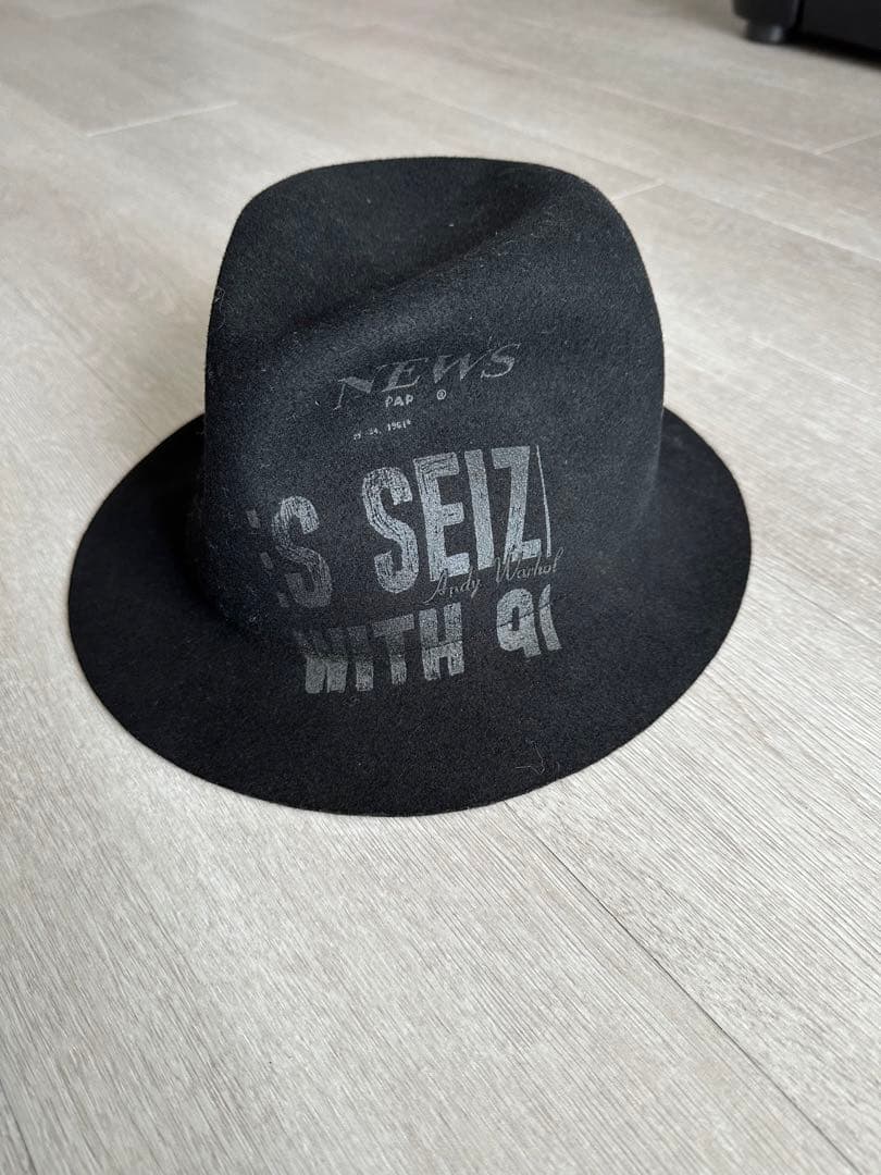赤西仁着用ca4la × アンディウォーホール　中折れ ハット