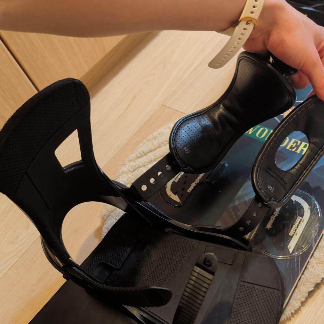 【良品】SALOMON WONDER 146cm + BURTON ビンディング