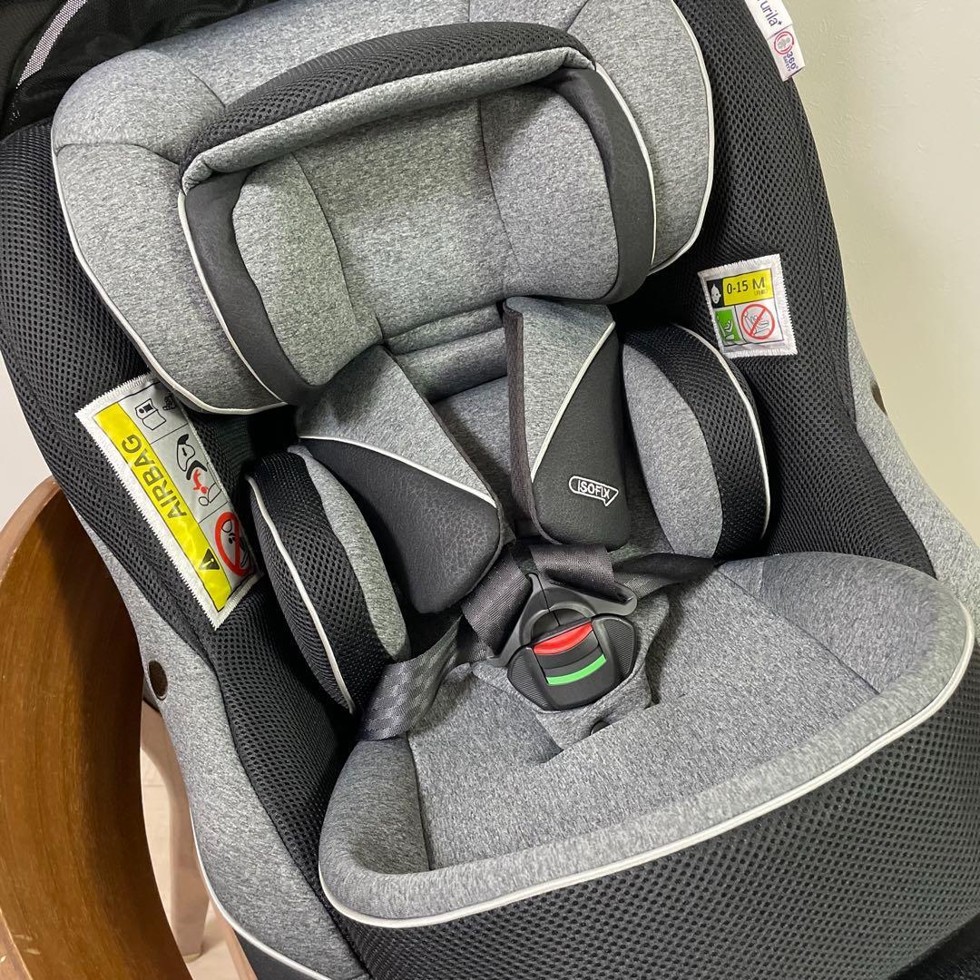 【美品】 アップリカ　チャイルドシート　クルリラプラス360°セーフティAB⭐︎