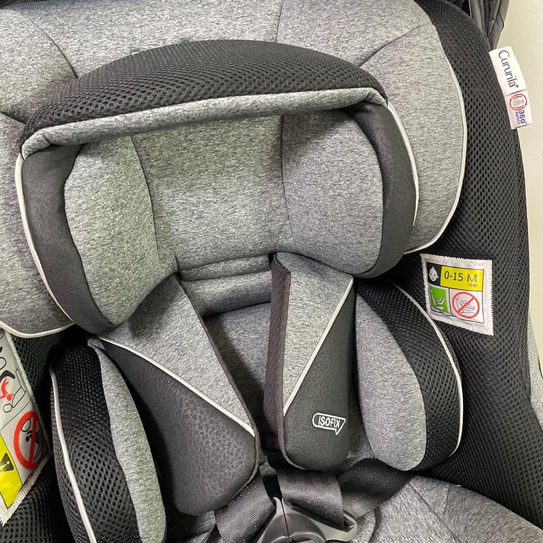 【美品】 アップリカ　チャイルドシート　クルリラプラス360°セーフティAB⭐︎
