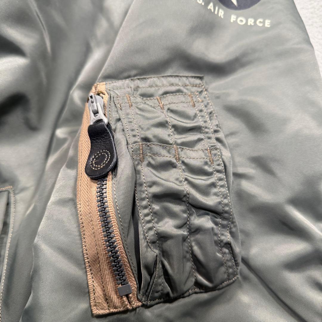 バズリクソンズ MA-1 カーキ フライトジャケット　2XL BR14900