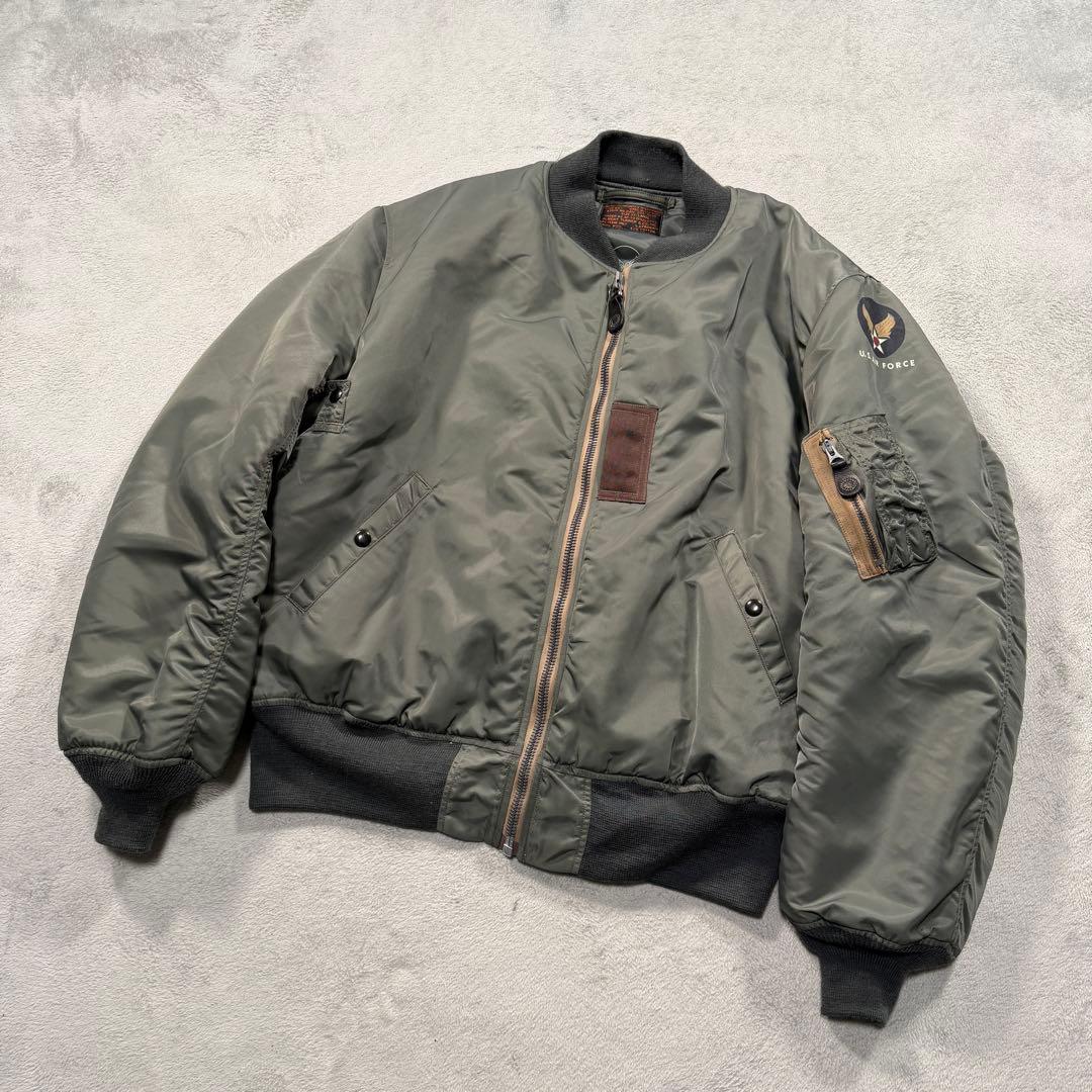 バズリクソンズ MA-1 カーキ フライトジャケット　2XL BR14900