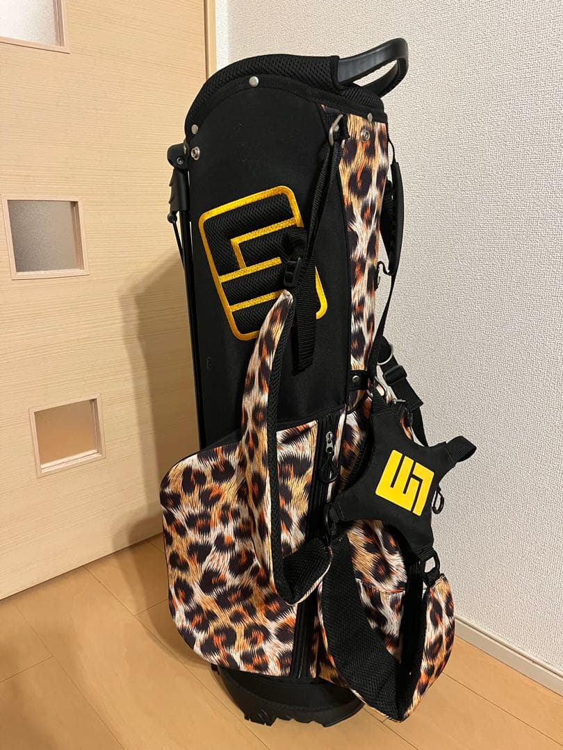 ラウドマウス　キャディバッグ　ヒョウ柄