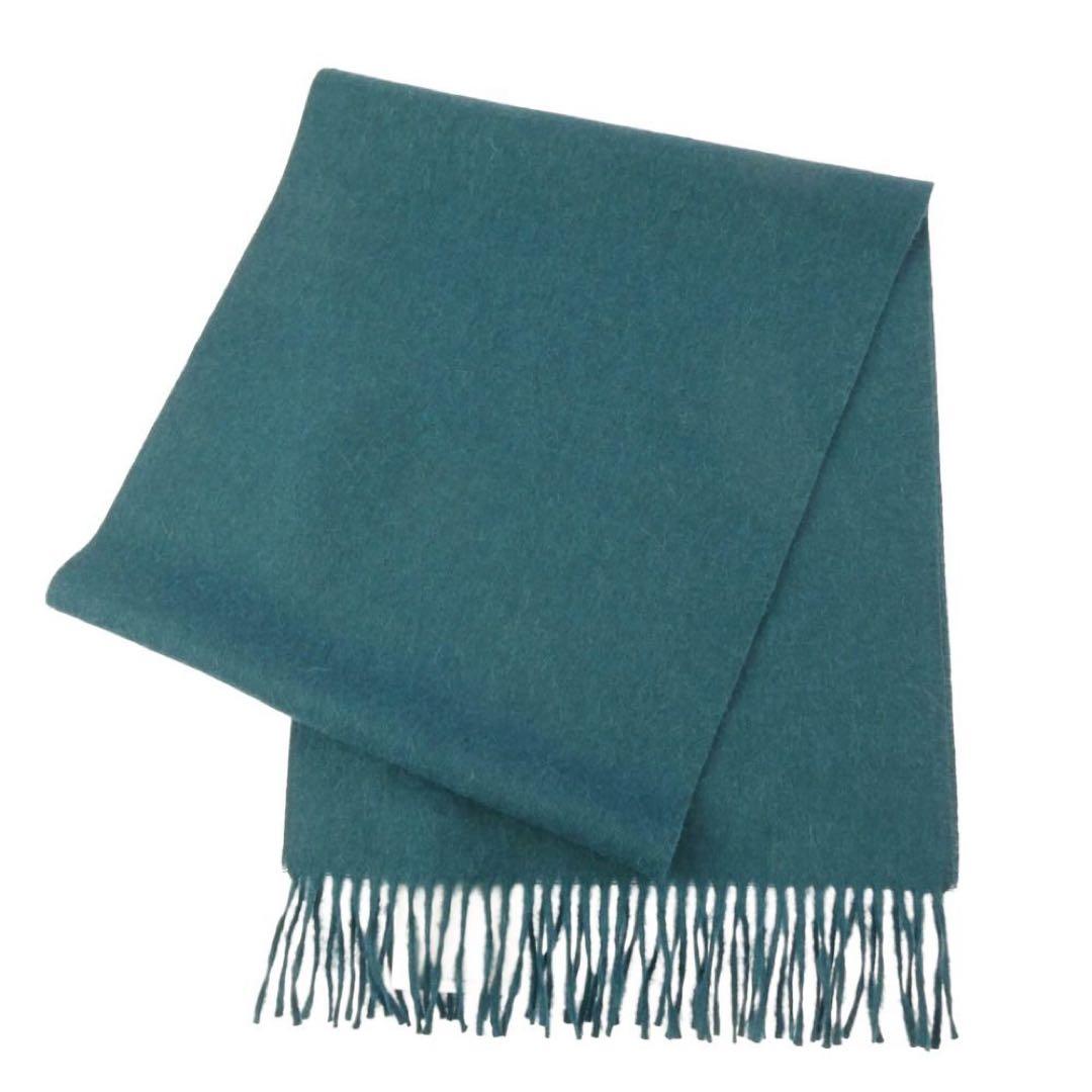 小物 The Inoue Brothers Brushed Scarf teal